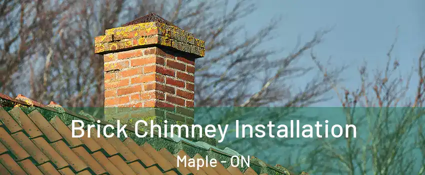  Brick Chimney Installation Maple - ON