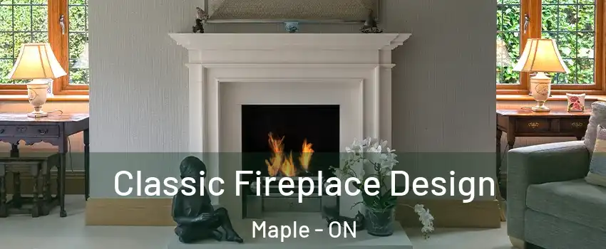  Classic Fireplace Design Maple - ON