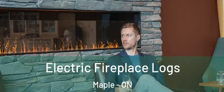  Electric Fireplace Logs Maple - ON