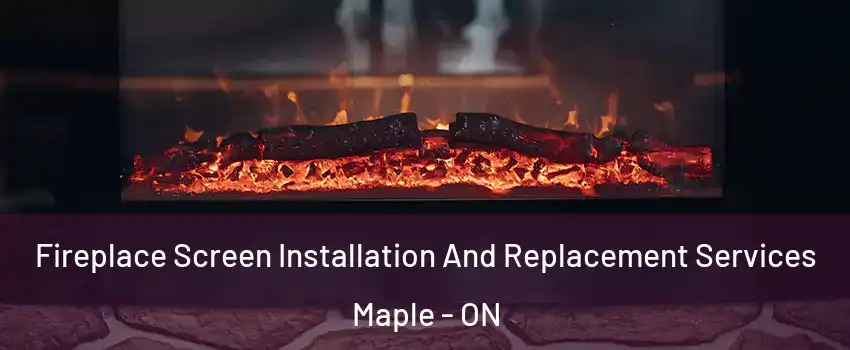  Fireplace Screen Installation And Replacement Services Maple - ON