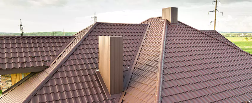 Residential Chimney Flashing Restoration in Maple, ON
